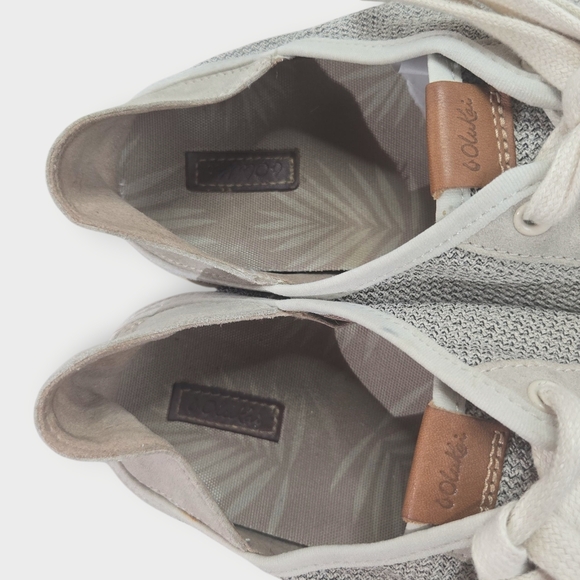 OluKai Pehuea Li Lace Up Comfort Taupe Mesh Sneakers Women’s Size W 9.5 - Picture 4 of 10